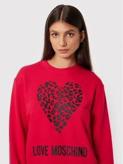 LOVE MOSCHINO Γυναίκες Μπλούζες Μπλούζα W630654M 4055 Κόκκινο Regular Fit Κόκκινο -LOVE MOSCHINO Κατάστημα unnamed file 884