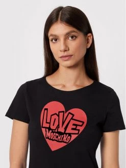 LOVE MOSCHINO Γυναίκες Καθημερινά Φορέματα Φόρεμα καθημερινό W592921M 3876 Μαύρο Regular Fit Μαύρο -LOVE MOSCHINO Κατάστημα unnamed file 894