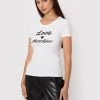 LOVE MOSCHINO Γυναίκες T-shirts T-Shirt W4H1029E 1951 Λευκό Slim Fit Λευκό
