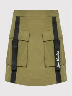 LOVE MOSCHINO Γυναίκες Mini Φούστα σε γραμμή Α WGF0780T 245A Πράσινο Regular Fit Πράσινο -LOVE MOSCHINO Κατάστημα unnamed file 951