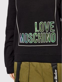LOVE MOSCHINO Γυναίκες Μπλούζες Μπλούζα W630648M 4266 Μαύρο Regular Fit Μαύρο -LOVE MOSCHINO Κατάστημα unnamed file 965