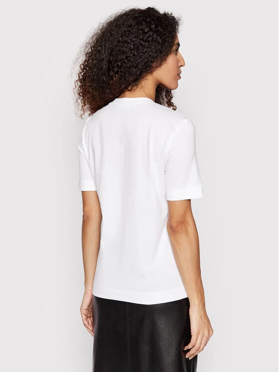 LOVE MOSCHINO Γυναίκες T-shirts T-Shirt W4F153JM 3876 Λευκό Regular Fit Λευκό 3 LOVE MOSCHINO Γυναίκες T-shirts T-Shirt W4F153JM 3876 Λευκό Regular Fit Λευκό - Image 3