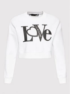 LOVE MOSCHINO Γυναίκες Μπλούζες Μπλούζα W646101M 4266 Λευκό Regular Fit Λευκό -LOVE MOSCHINO Κατάστημα unnamed file 991